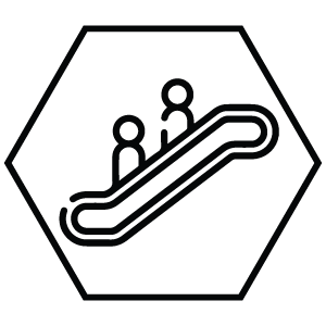 Premium hydraulic platform in operation